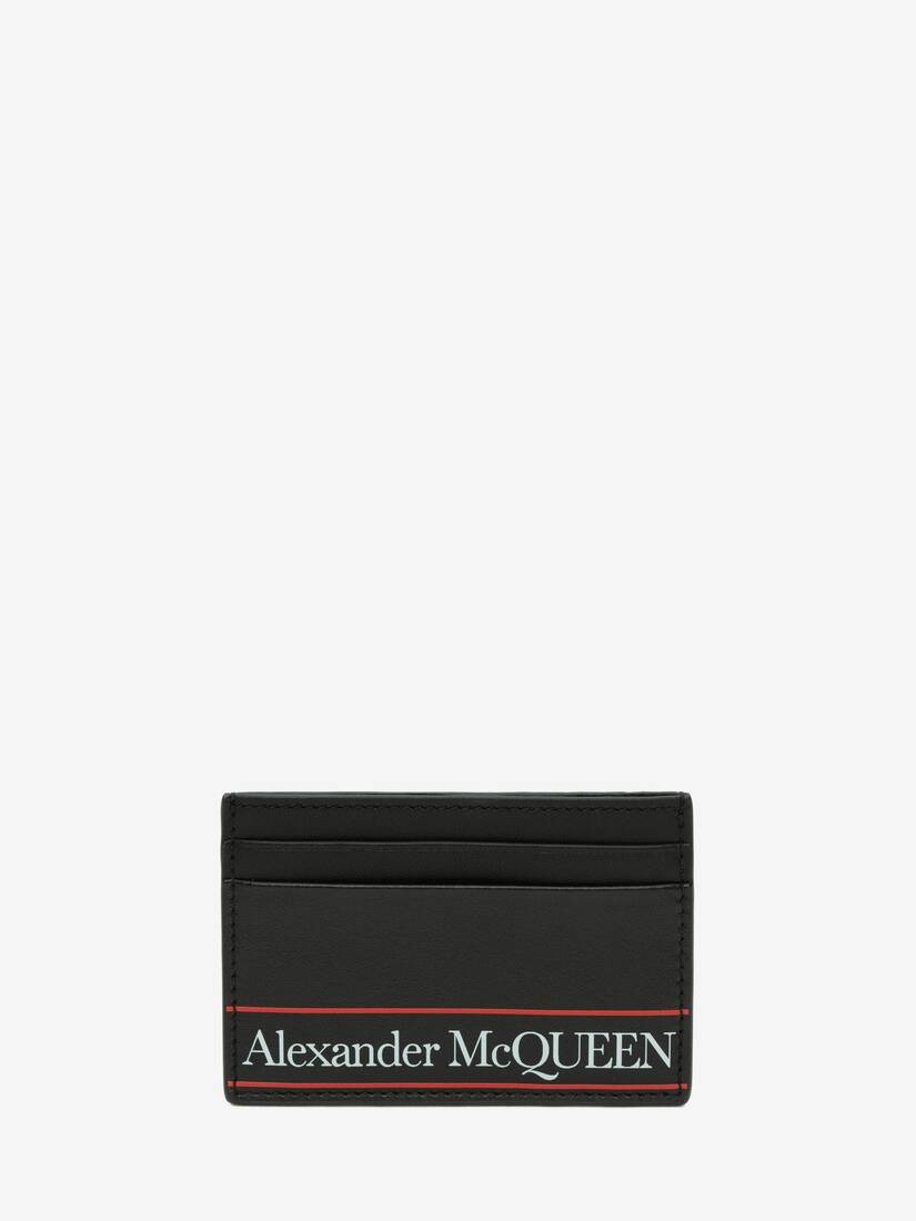 Alexander Mcqueen Cardholder in Black/red - 1