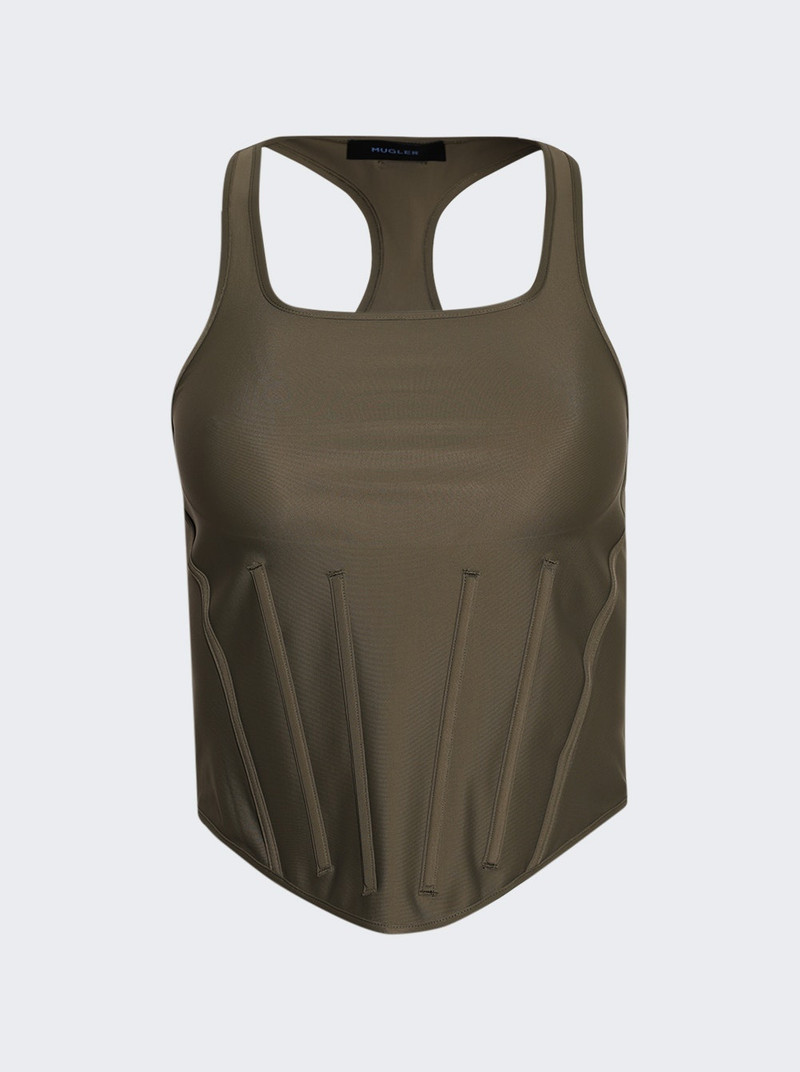 Corset Top Khaki 1