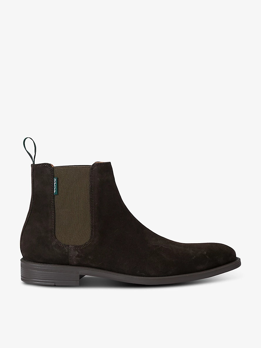 Paul smith black suede chelsea boots best sale