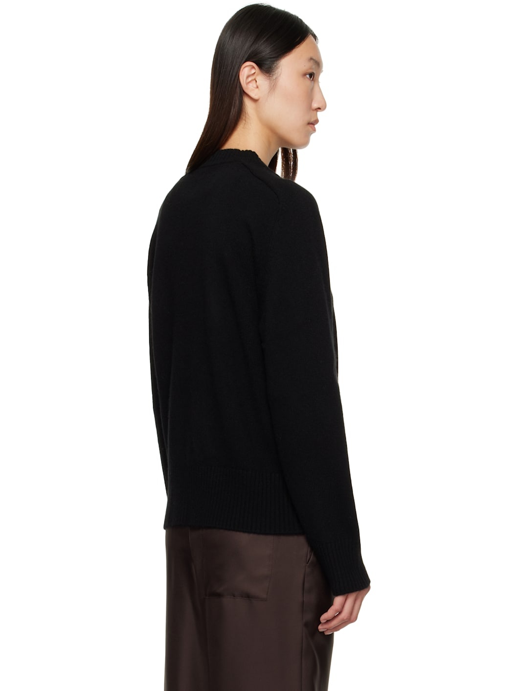 Black Baltra Cashmere Sweater - 3