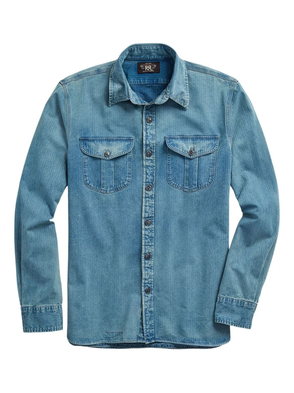 cotton denim shirt - 1