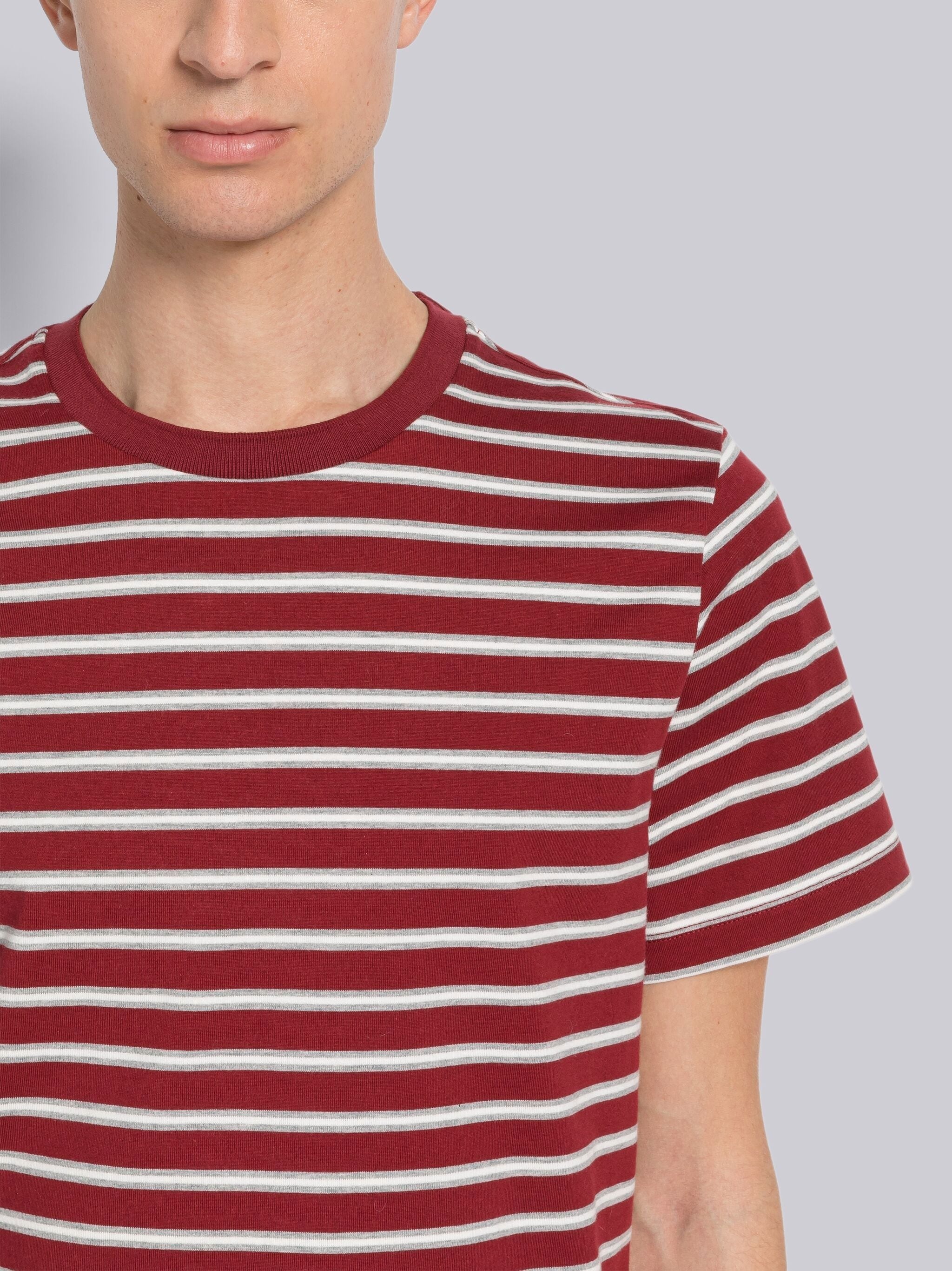Stripe Midweight Jersey Tee - 5