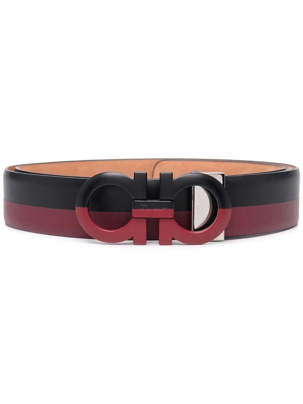 Gancini two-tone belt - 1