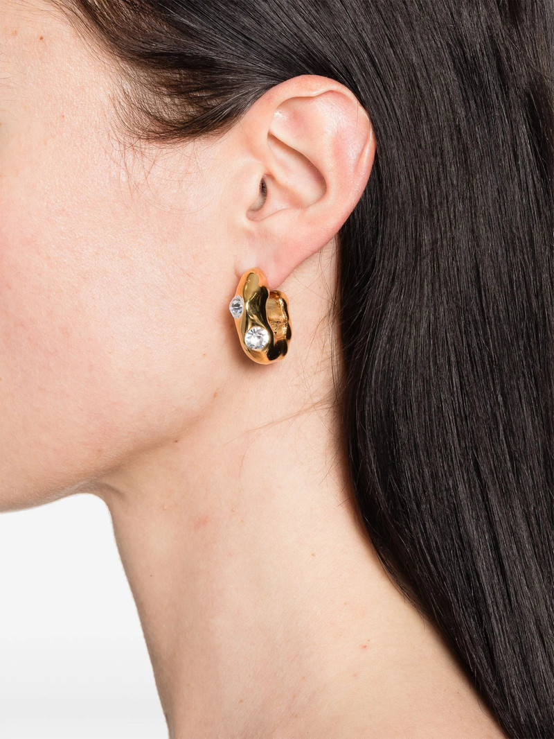 forte_forte Forte Forte Dangling Strass Earrings outlook