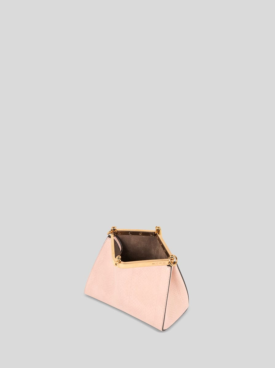 SMALL VELA BAG IN FINE ELAPHE SNAKESKIN - 4