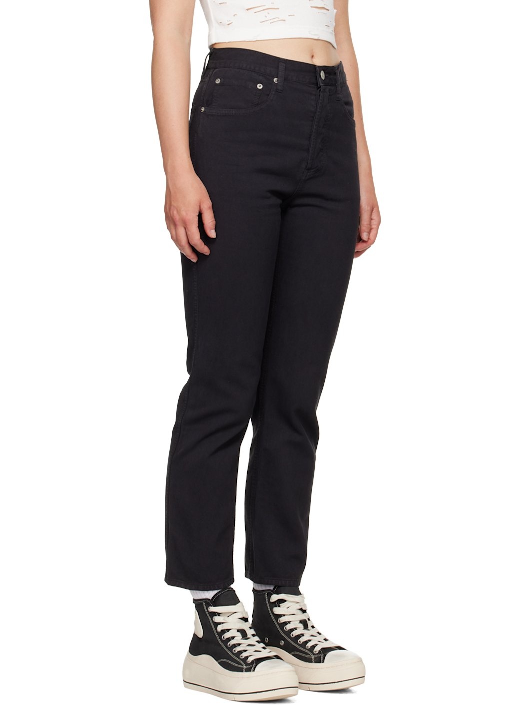Black Fluxus W14 Jeans - 2