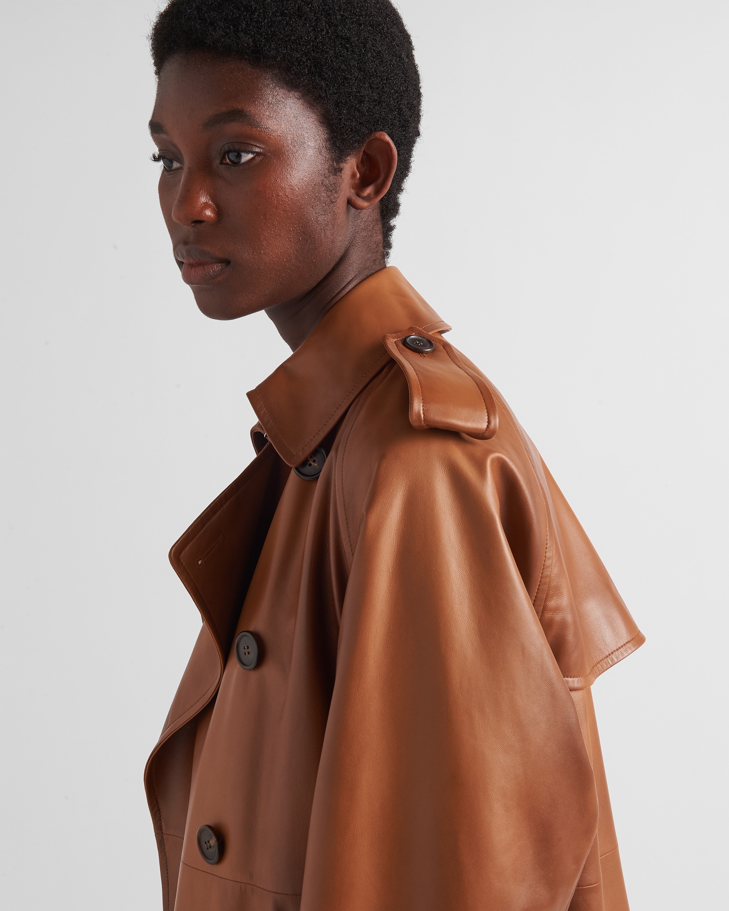 Nappa leather coat - 3