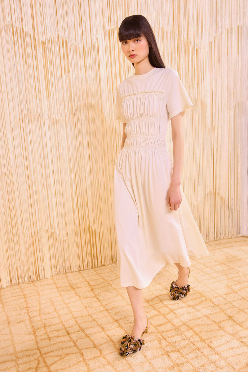 Georgie Short Sleeve Smocked Midi Dress 1