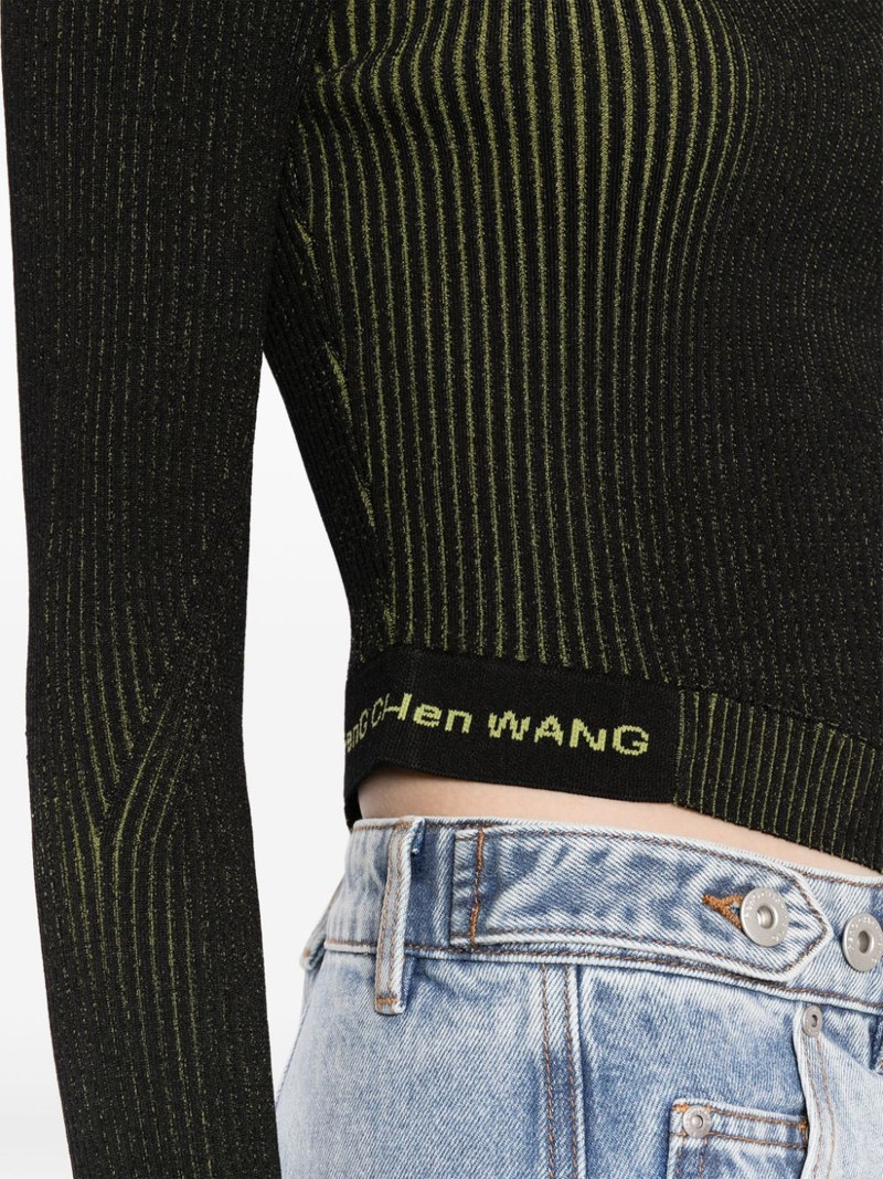 side-slit asymmetric knitted top 5