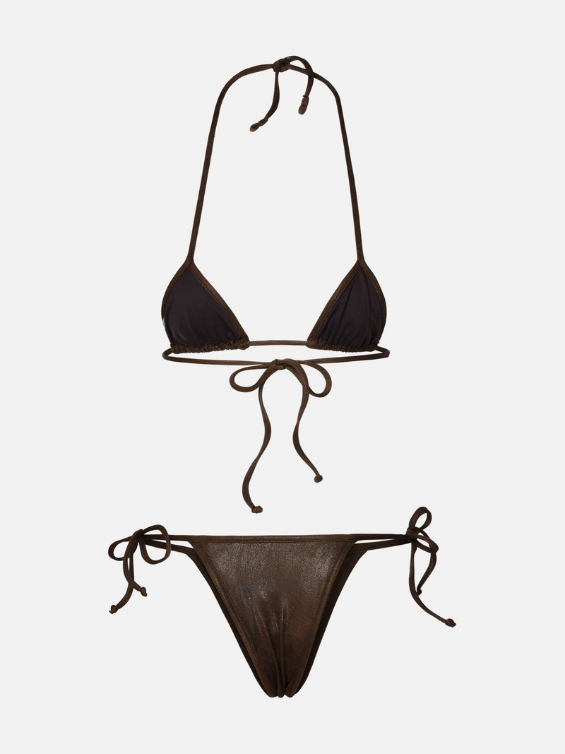 Reina Olga BROWN POLYAMIDE BIKINI outlook