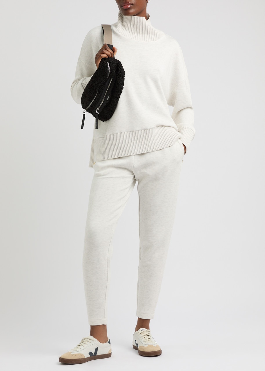 Varley Ivory The Slim Pant Stretch-jersey Sweatpants UK14 / L - 4