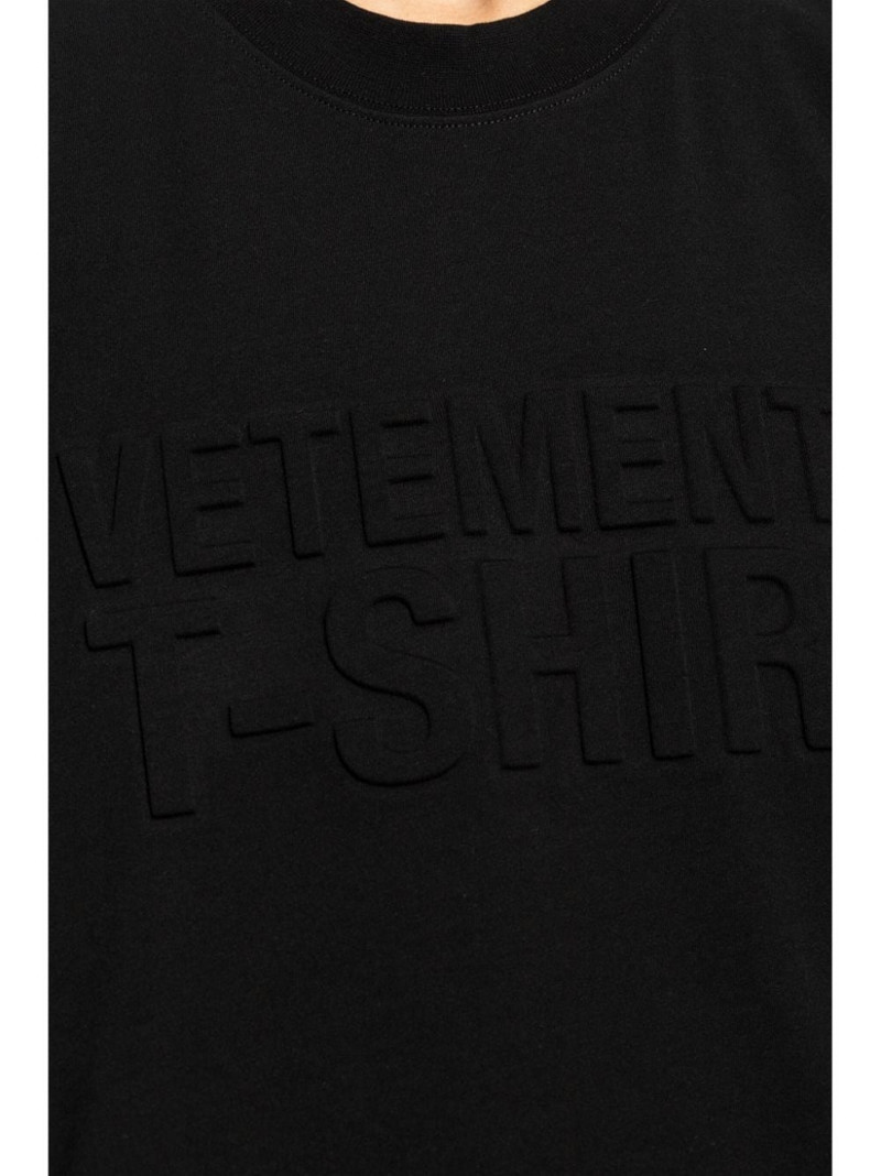 logo-embossed T-shirt 5