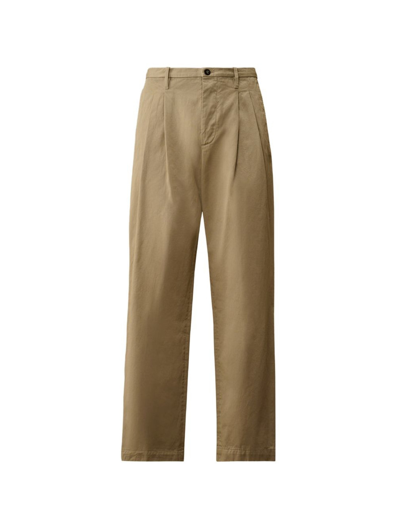 pleated straight-leg trousers 1
