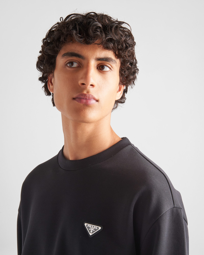 Technical cotton sweatshirt 4