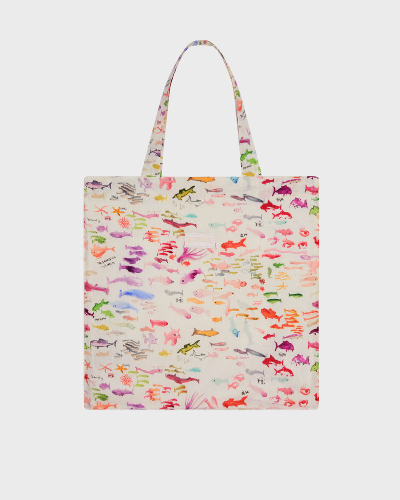 LINEN TOTE BAG PESCADOR - VBQ X FABRICE HYBER 1