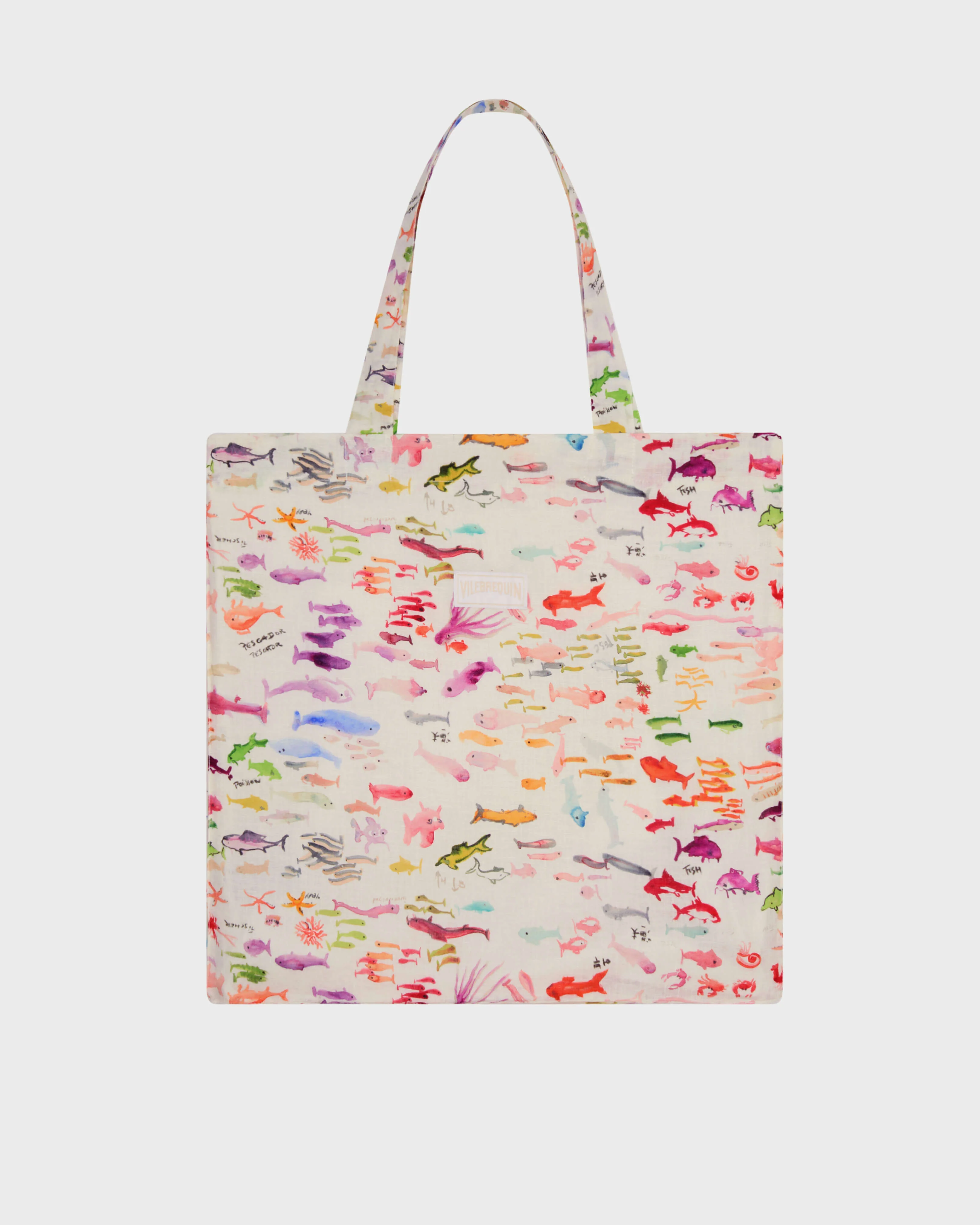 LINEN TOTE BAG PESCADOR - VBQ X FABRICE HYBER - 1