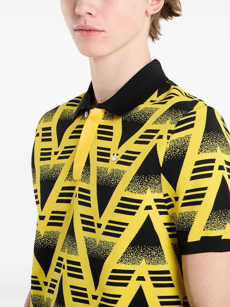 patterned polo shirt 4