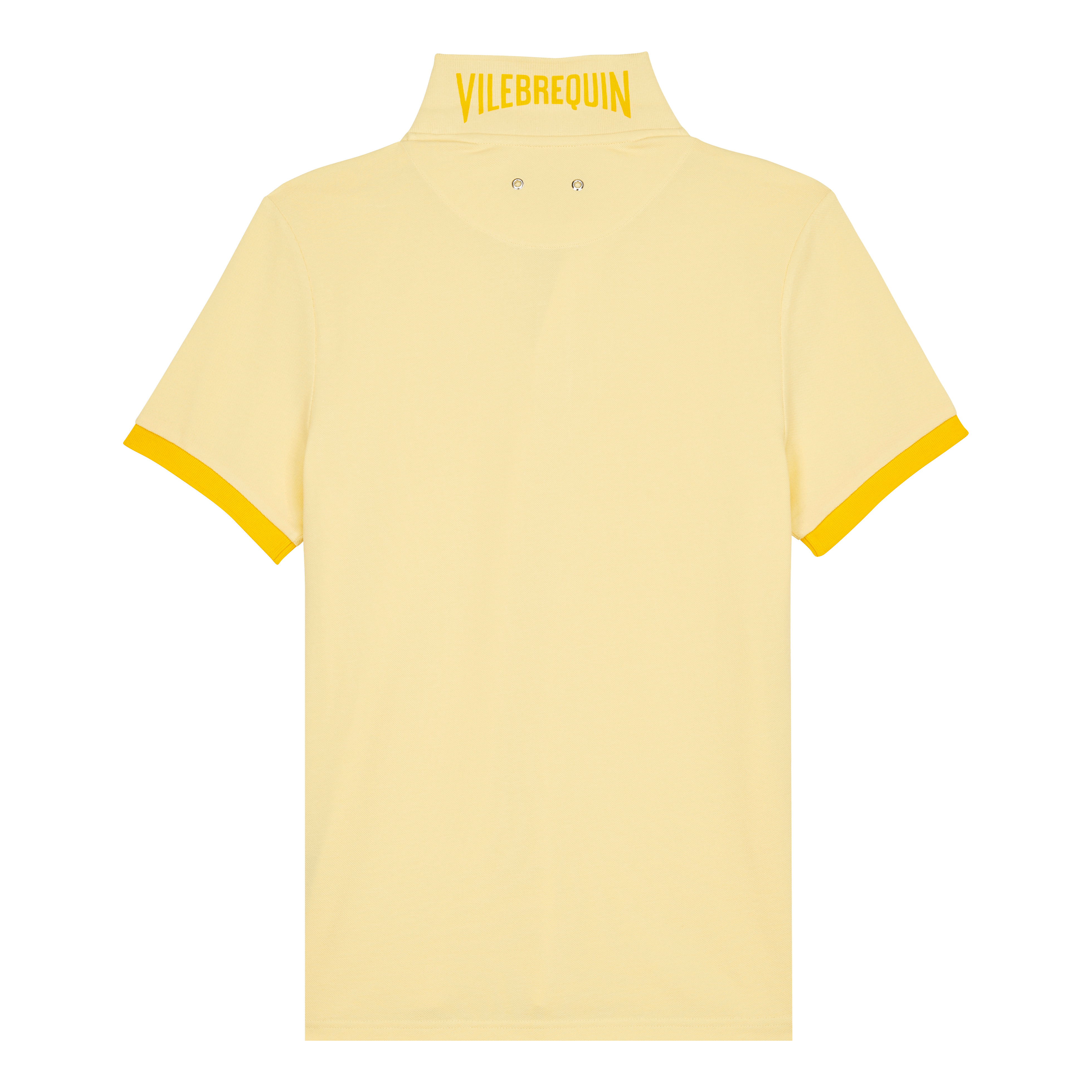 Men Cotton Pique Polo Shirt Solid - 2