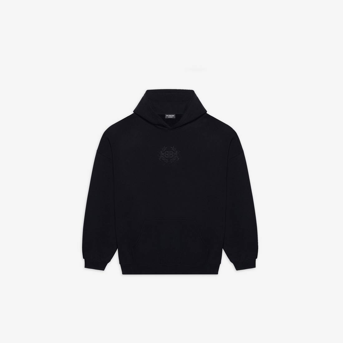 Men's Lion's Laurel Large Fit Hoodie in Black - 1