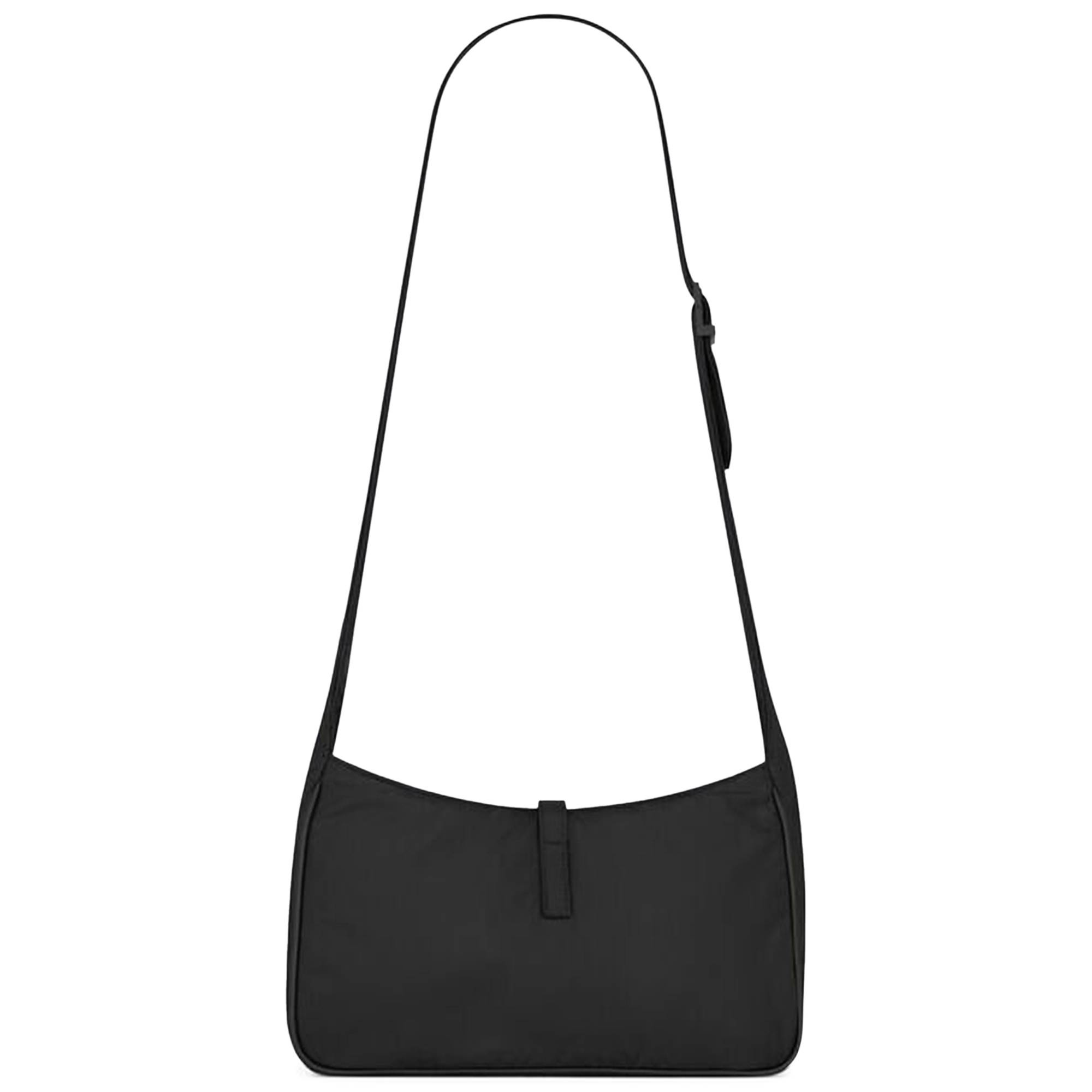 Saint Laurent Logo Plaque Shoulder Bag 'Black' - 2