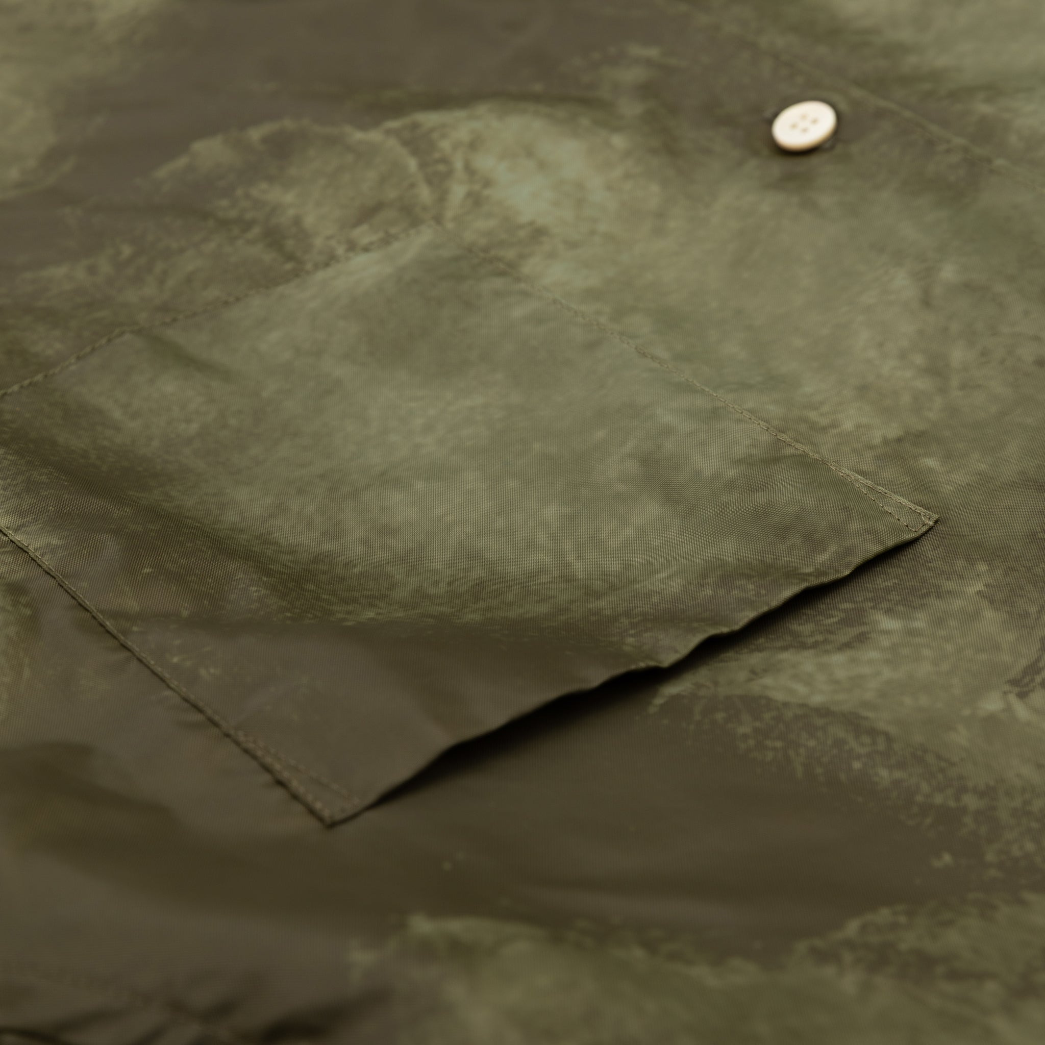 POLYESTER TAFFETA x COTTON BROAD GARMENT SHIRT - 4