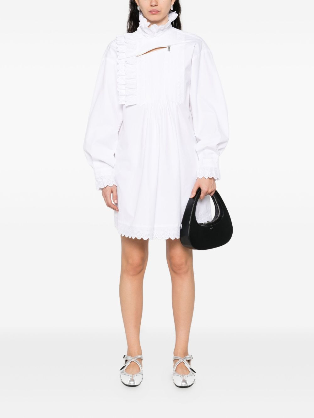 ruffled pleated dress - 2