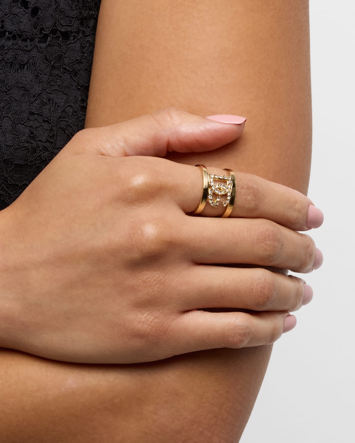 Crystal DG Cuff Ring - 2