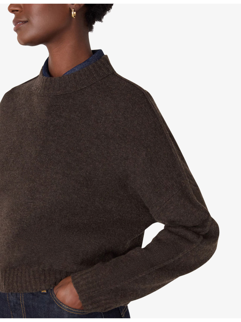 Curved-Hem Regular-Fit Wool Jumper 5