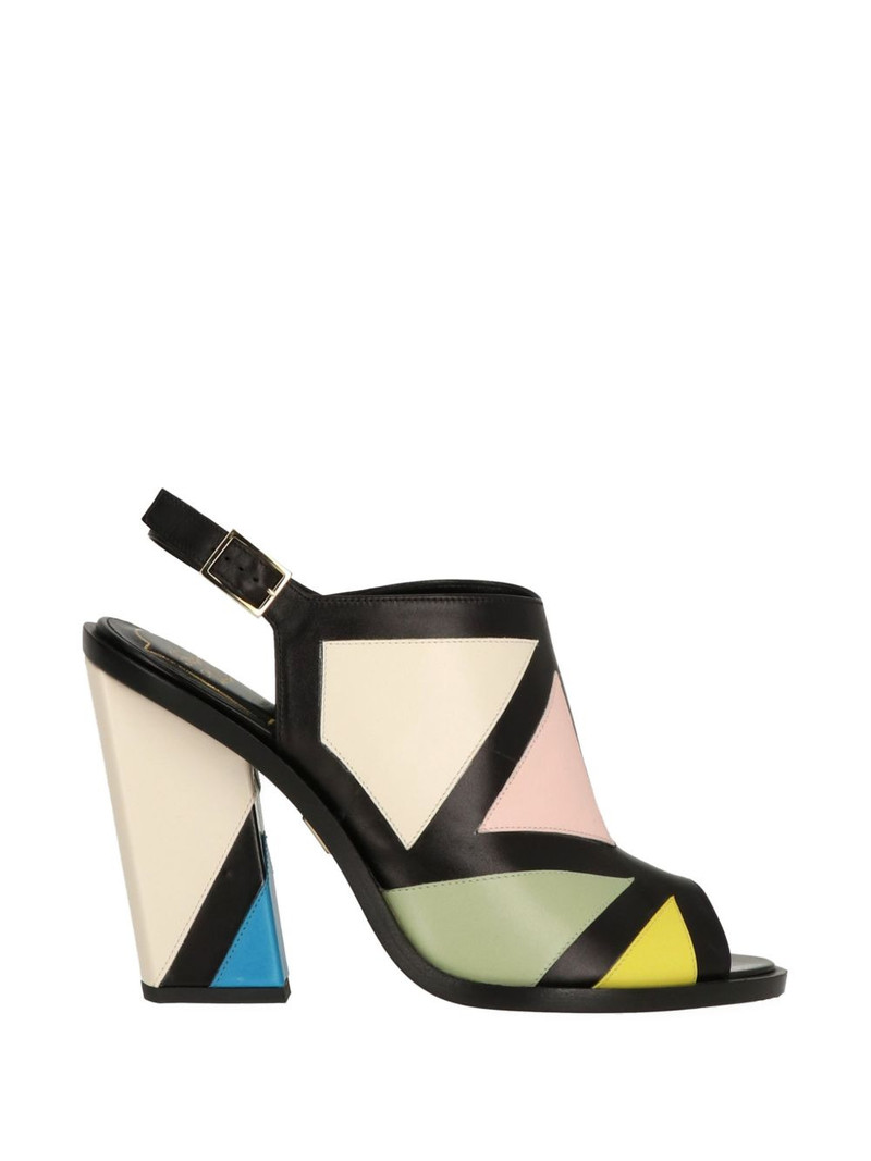 geometric strap sandals 1
