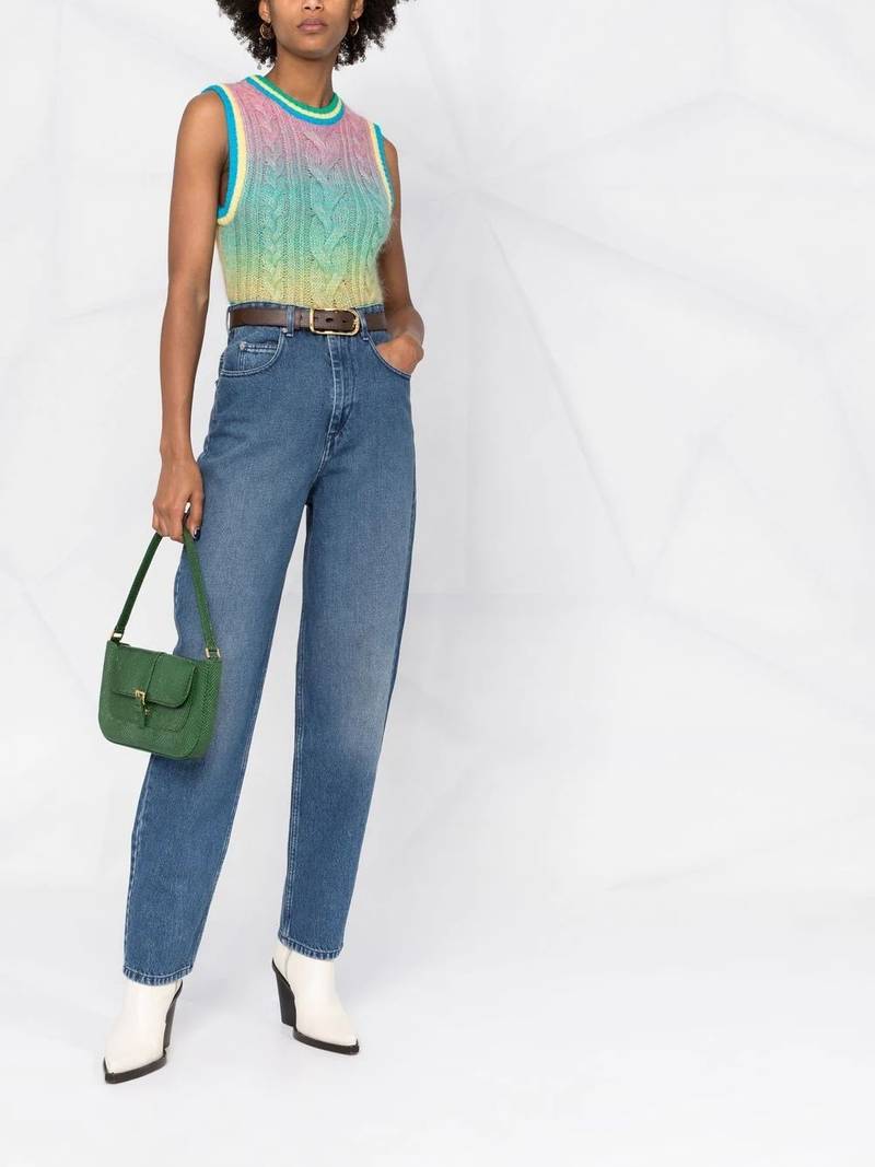 Isabel Marant Étoile high-waist straight-leg jeans outlook