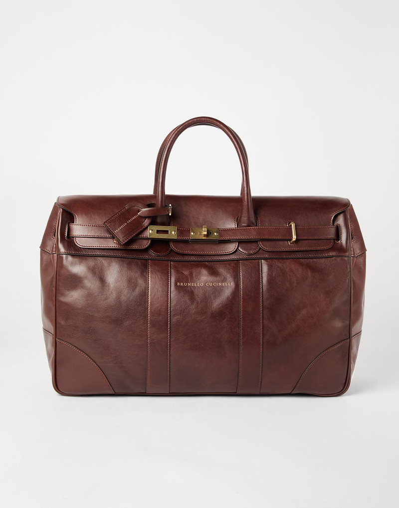 Calfskin Country Weekender bag 1