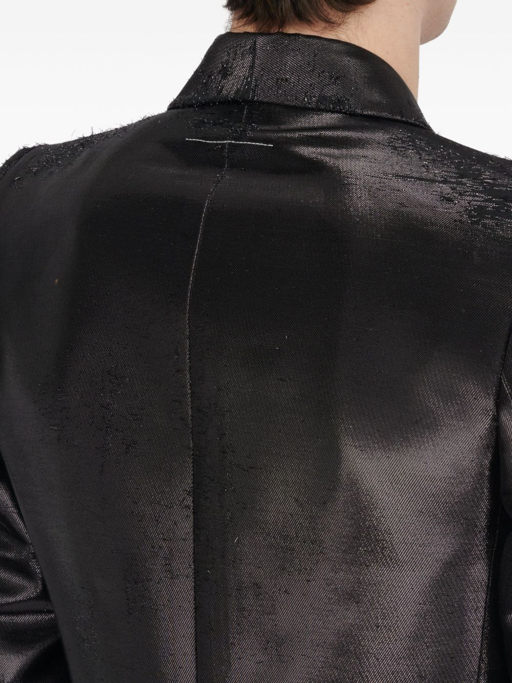 textured blazer - 7