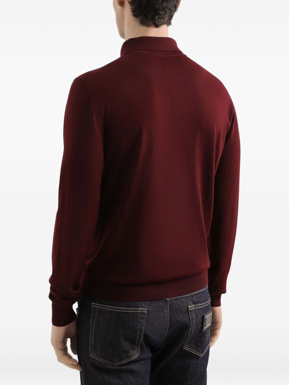 long-sleeve polo shirt - 4