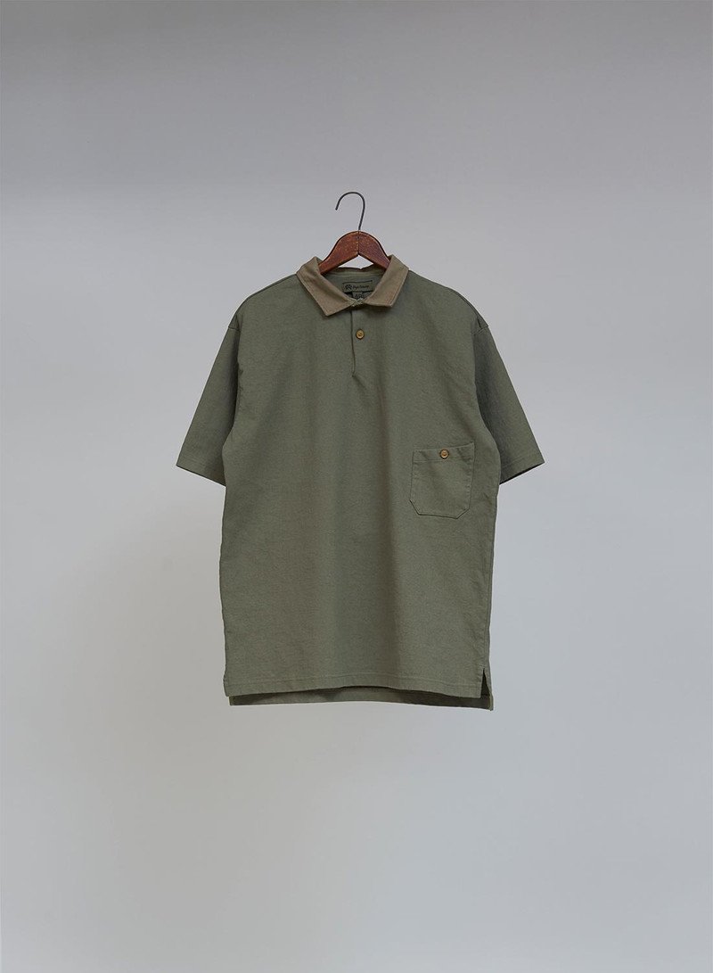 Rugger Shirt New Zealand Type in Green 1