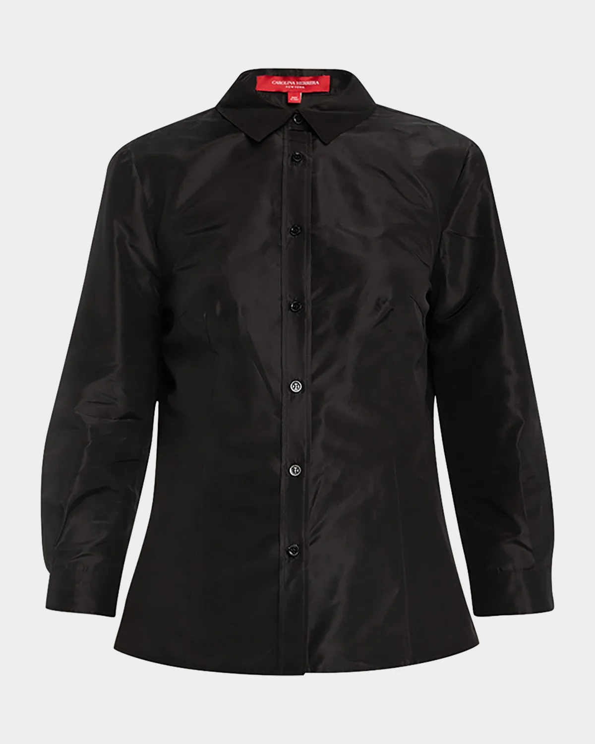 Taffeta Button-Front Shirt - 1