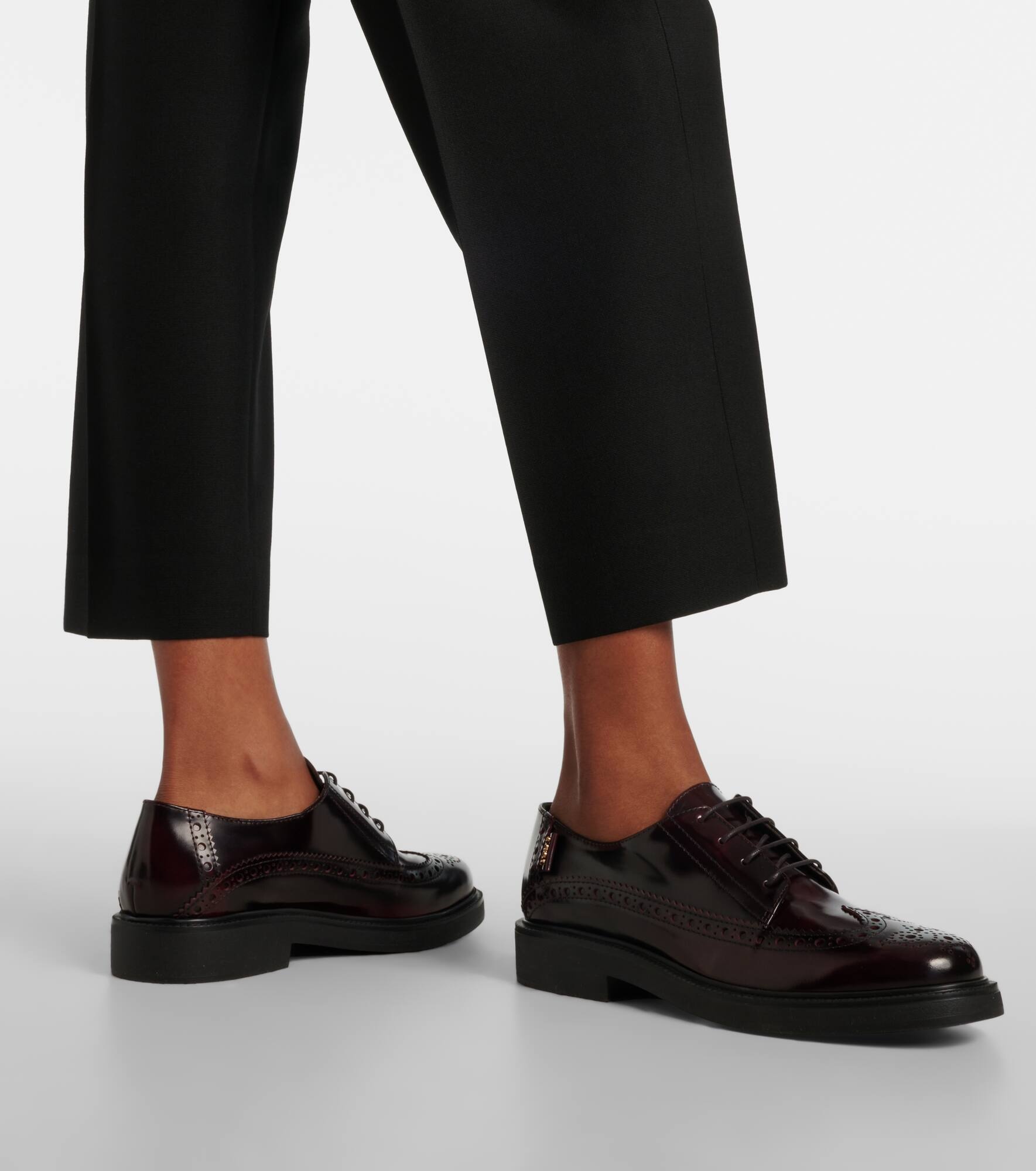 Leather brogues - 4