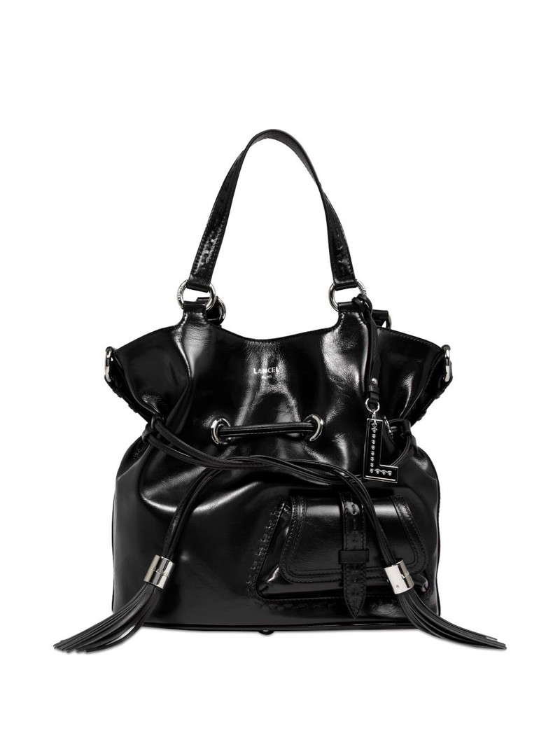 LANCEL medium Premier Flirt drawstring leather shoulder bag outlook