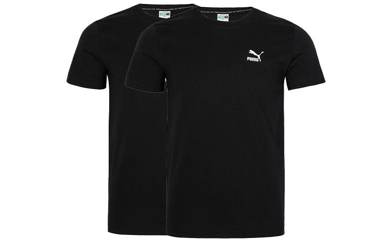 PUMA Graphic T-Shirt 'Black Blue White' 596037-51 - 3