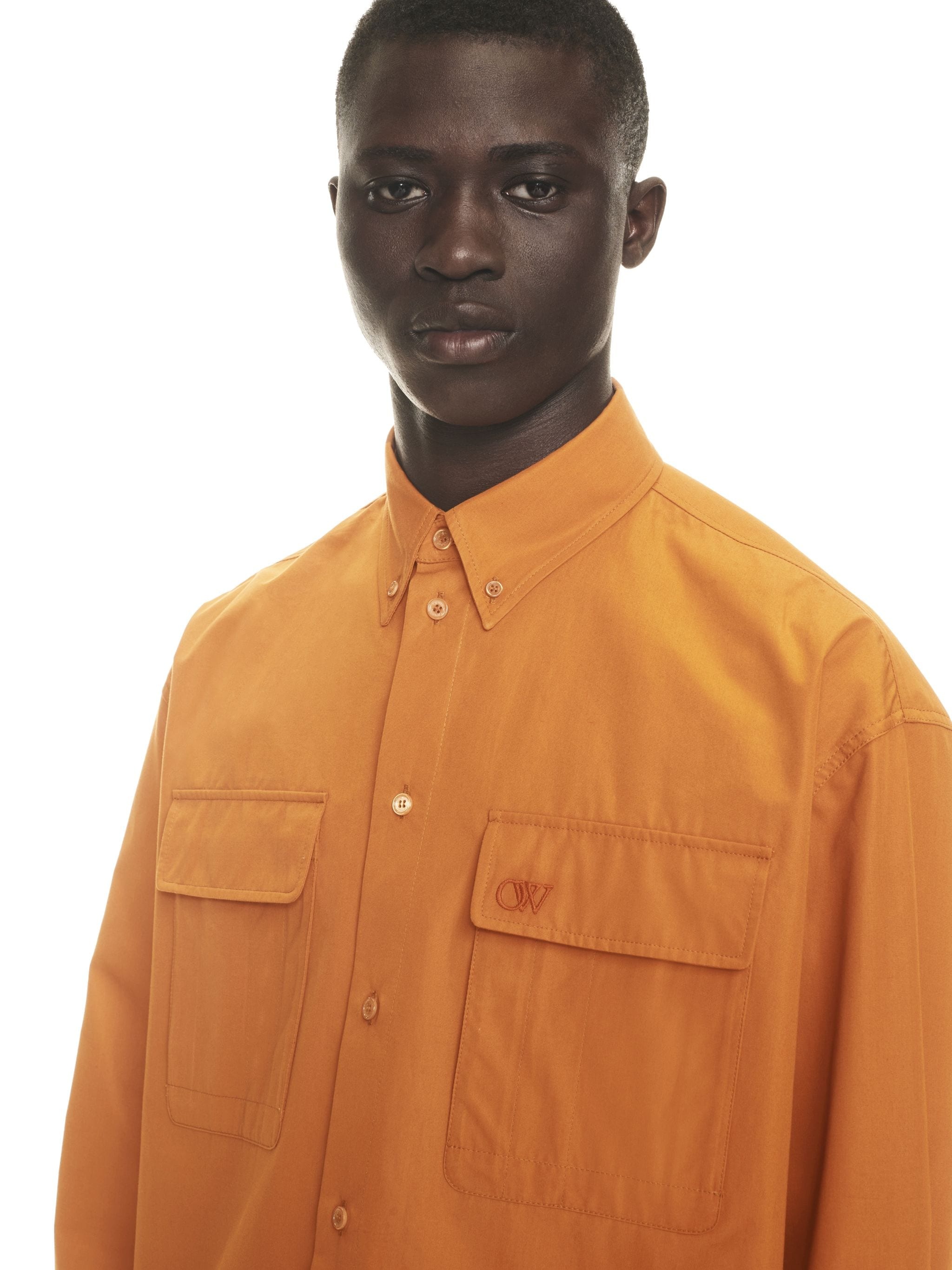 Ow Emb Heavycot Milit Shirt - 5