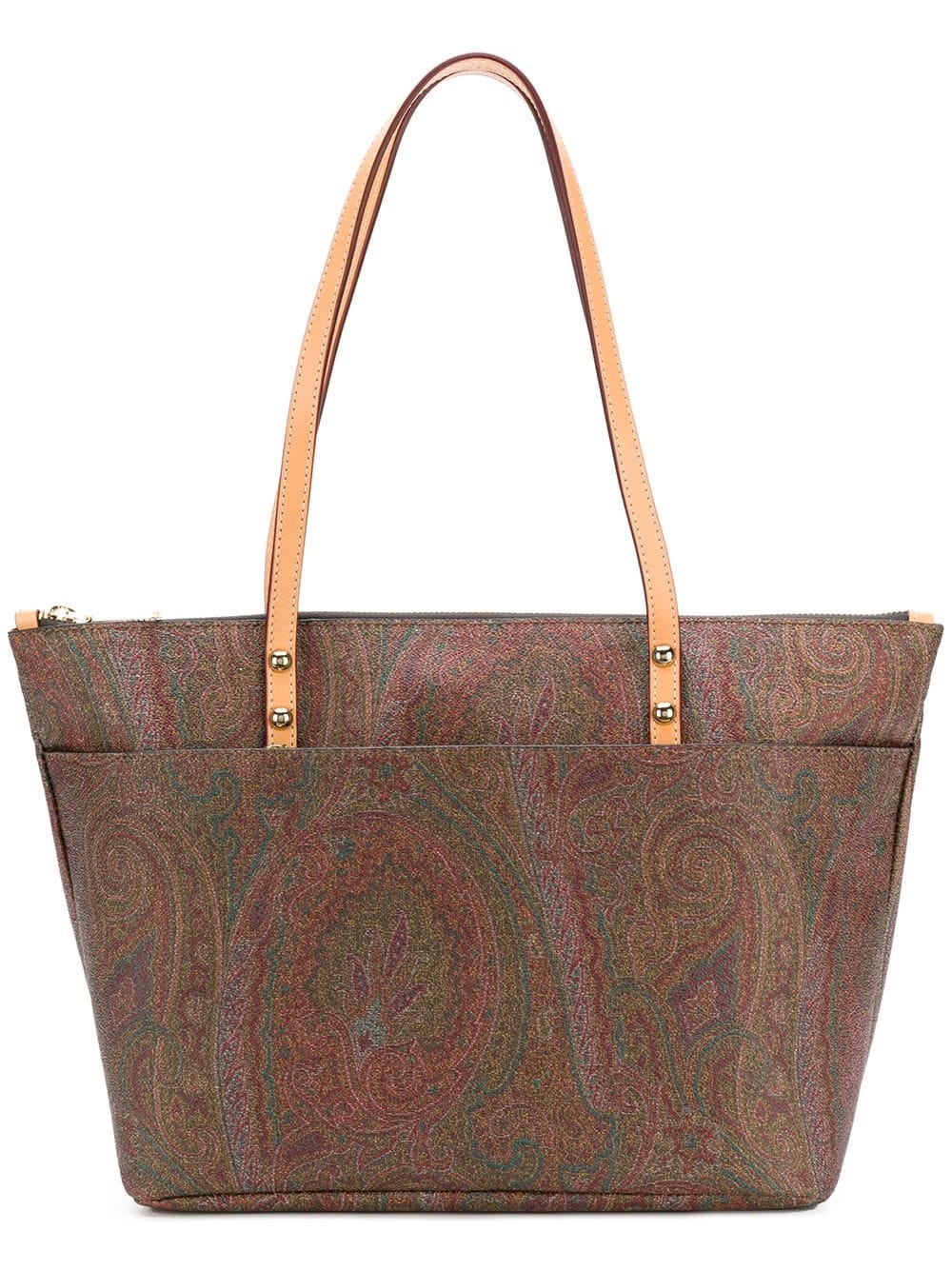 printed handbag - 1