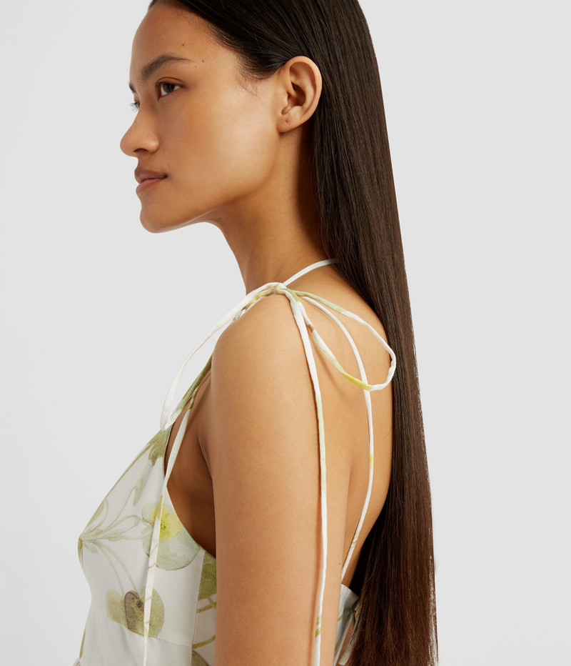 STRAPPY FIT AND FLARE DRESS 4