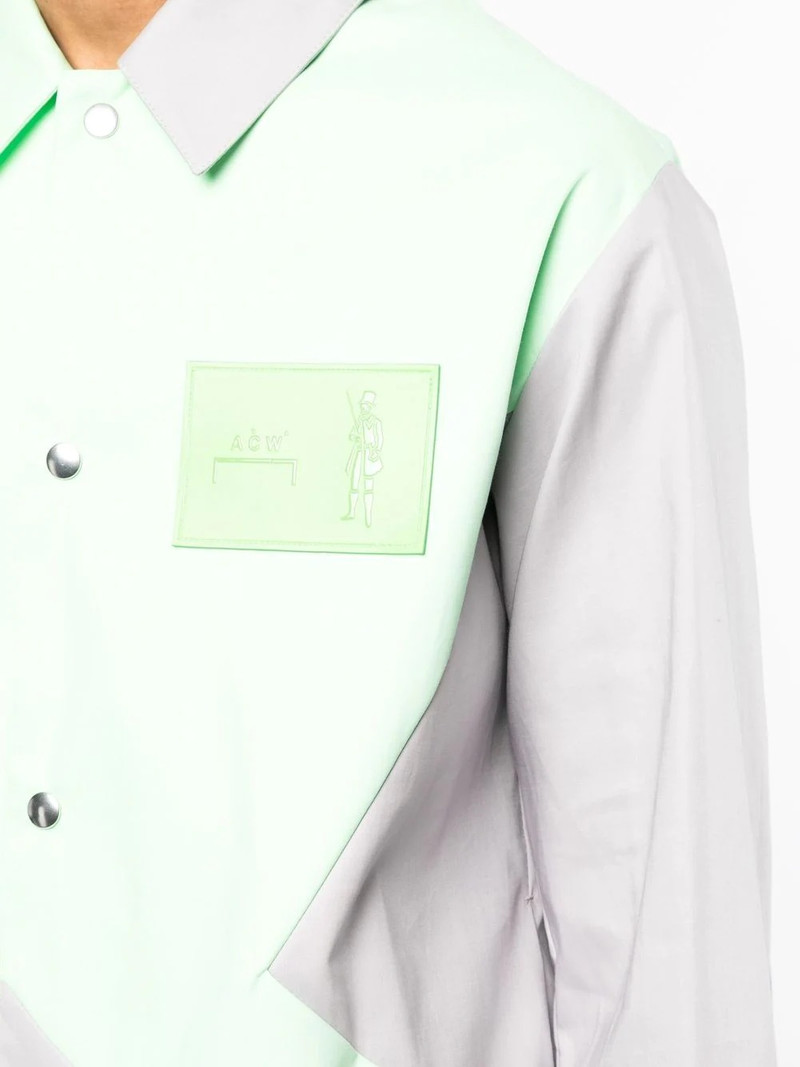 geometric panelled shirt 5