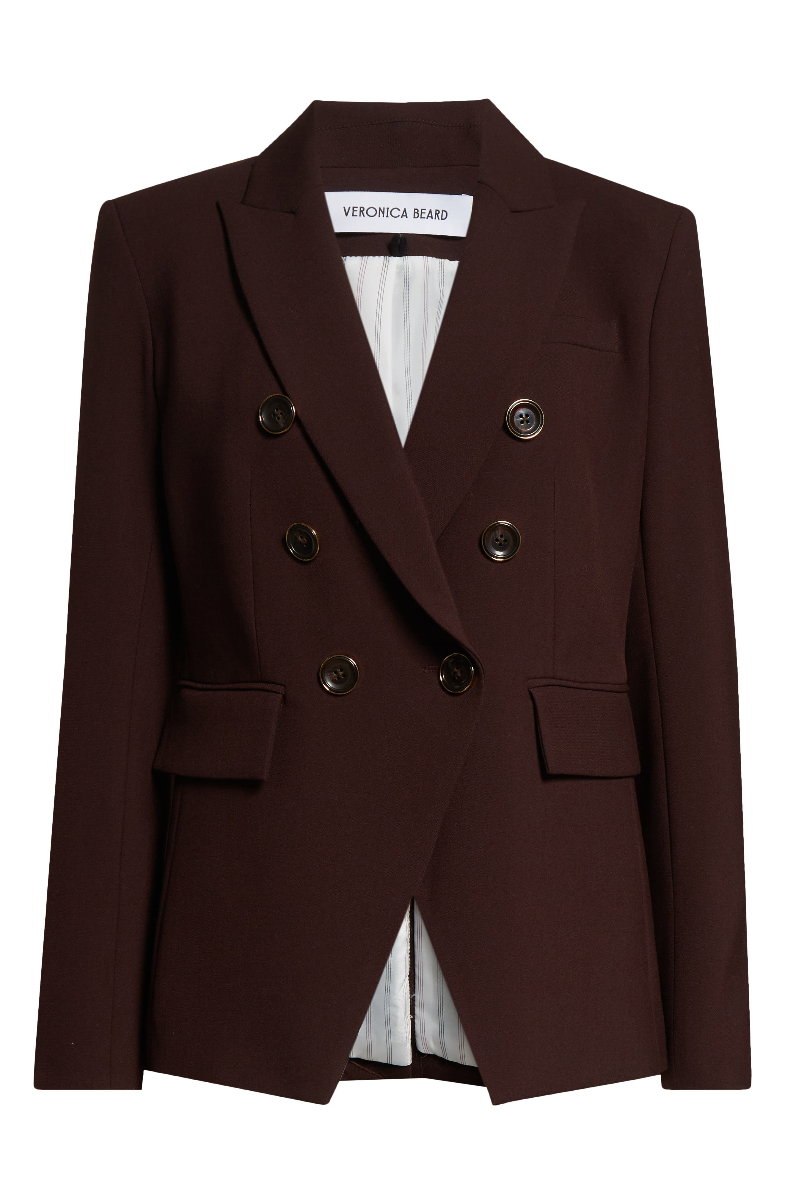 Veronica Beard Miller Dickey Jacket in Dark Currant at Nordstrom - 8