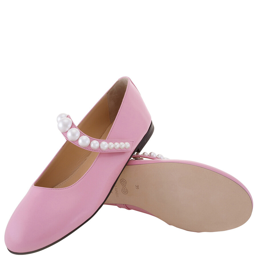 Mach & Mach Sirene Faux-Pearl Embellished Ballerina Flats - 2