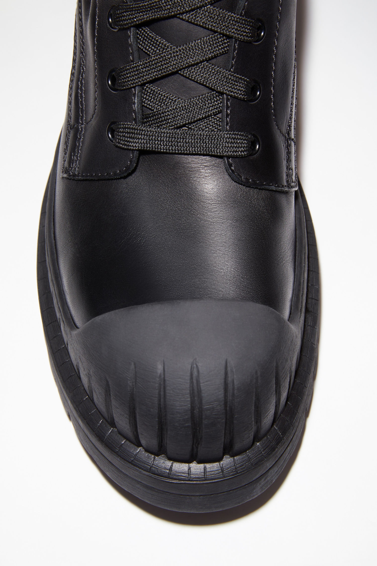 Lug sole ankle boots - Black/black - 6