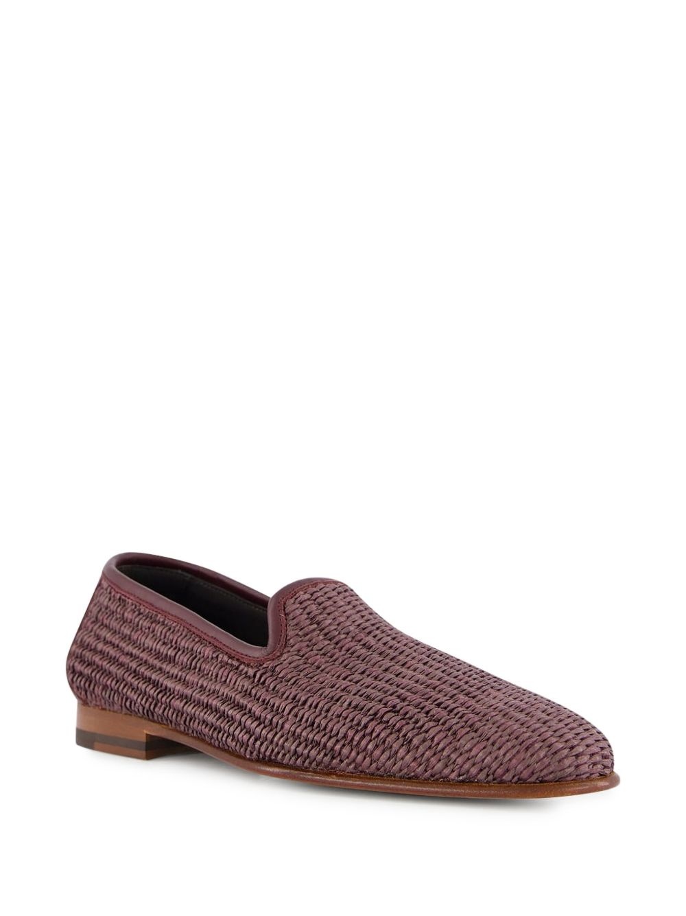 raffia loafers - 2