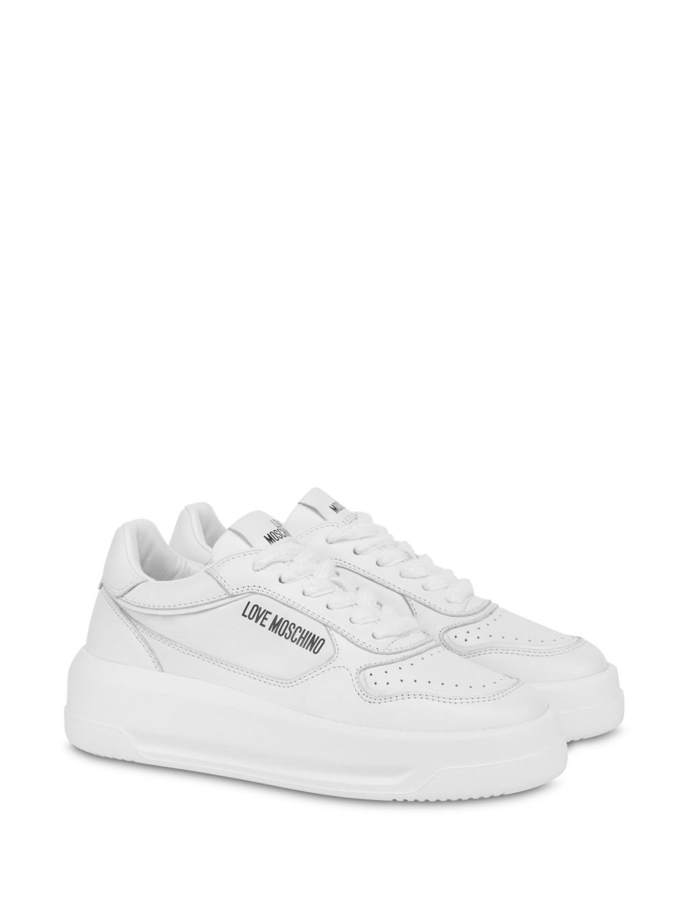 logo-print sneakers - 2