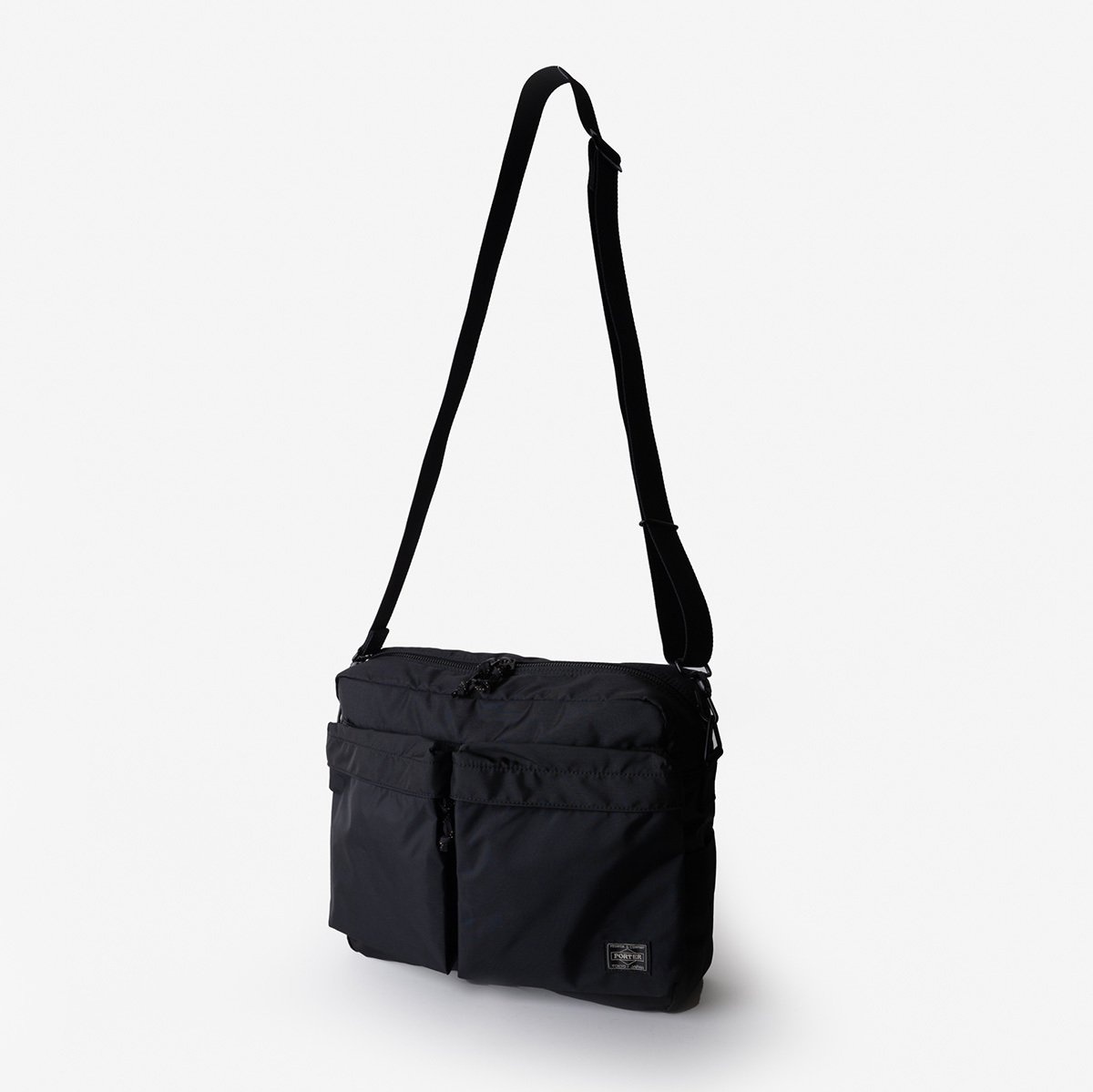 POR-FOR-SHL-BLK Porter - Yoshida & Co. - Force Shoulder Bag - Black - 1