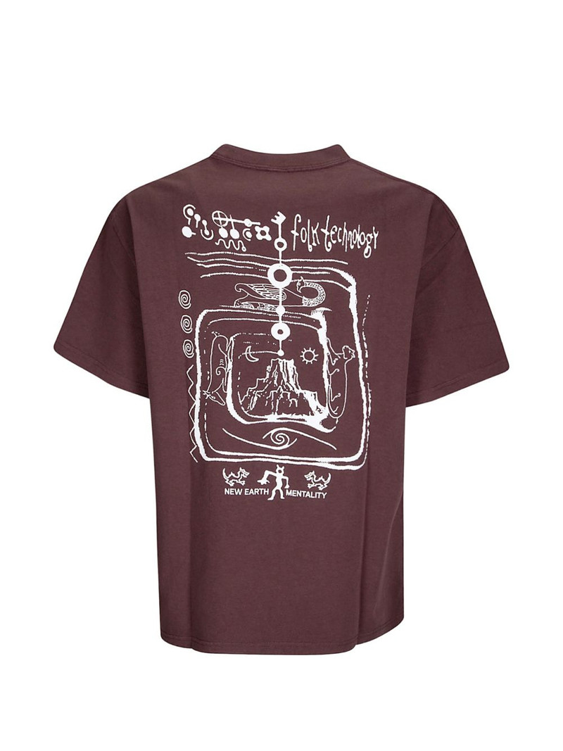 BRAIN DEAD Ancient Knowledge printed T-shirt outlook