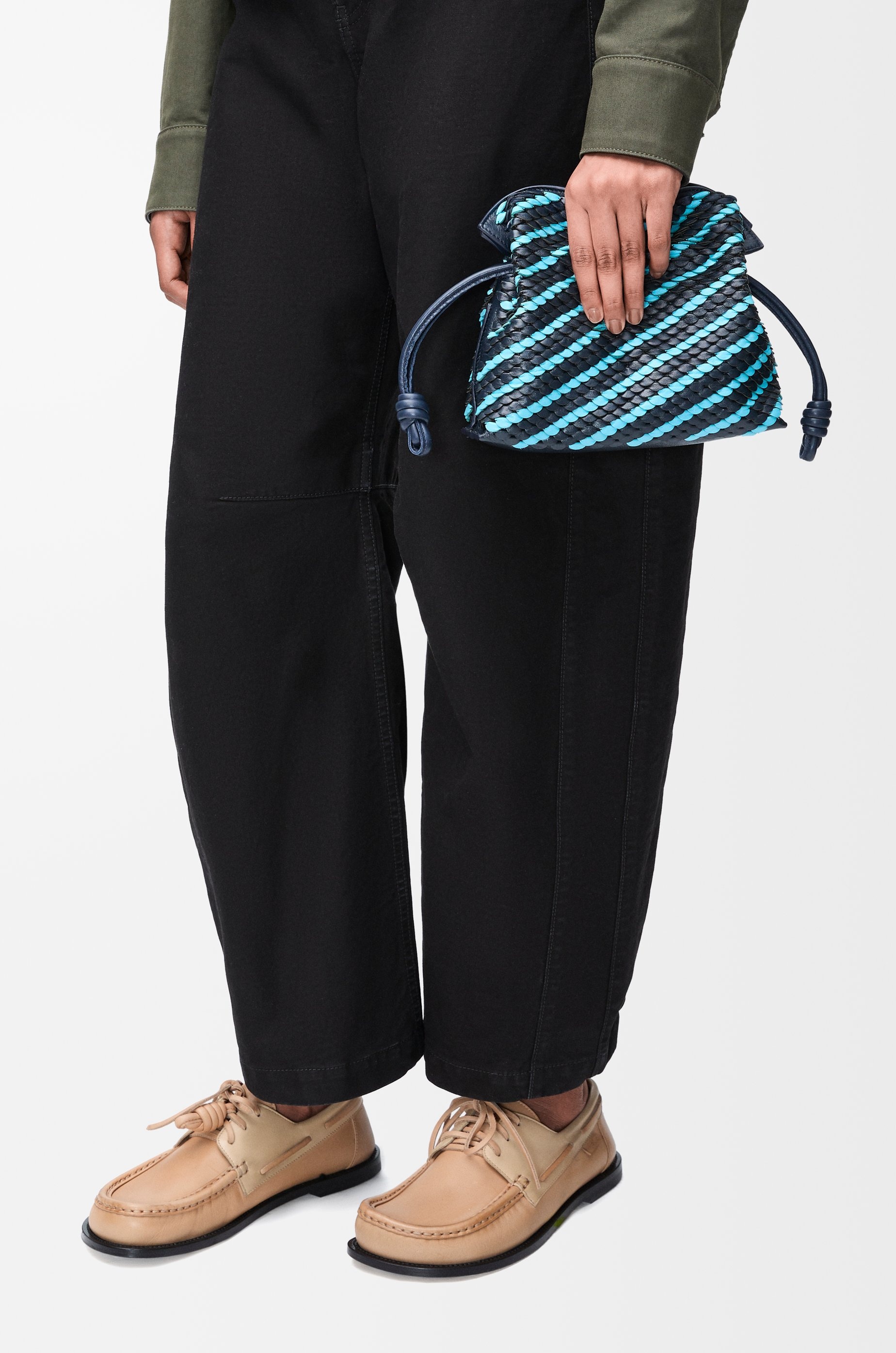 Mini Flamenco clutch in mellow nappa lambskin - 3